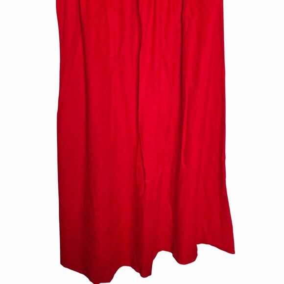 Farm Rio Koi Maxi Dress‎ Red Fish Top Linen Size XL NWT - Picture 7 of 16